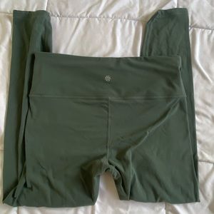 Athleta medium green leggings